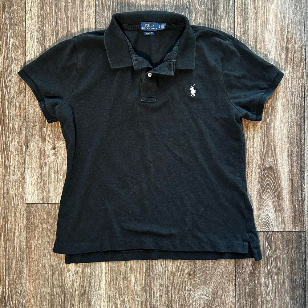 Polo-ralph-lauren Women's Black Polo-shirts